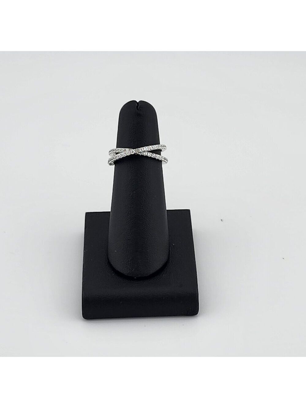 Brand New Sterling Silver 925 Cross Cz Ring